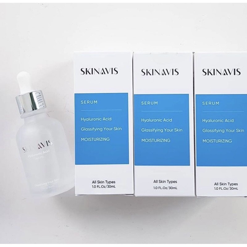 Tinh Chất Serum Cấp Ẩm Phục Hồi Da SKINAVIS Hyaluronic Acid & Niacinamide + B5, Dưỡng Ẩm, Trắng Sáng Da
