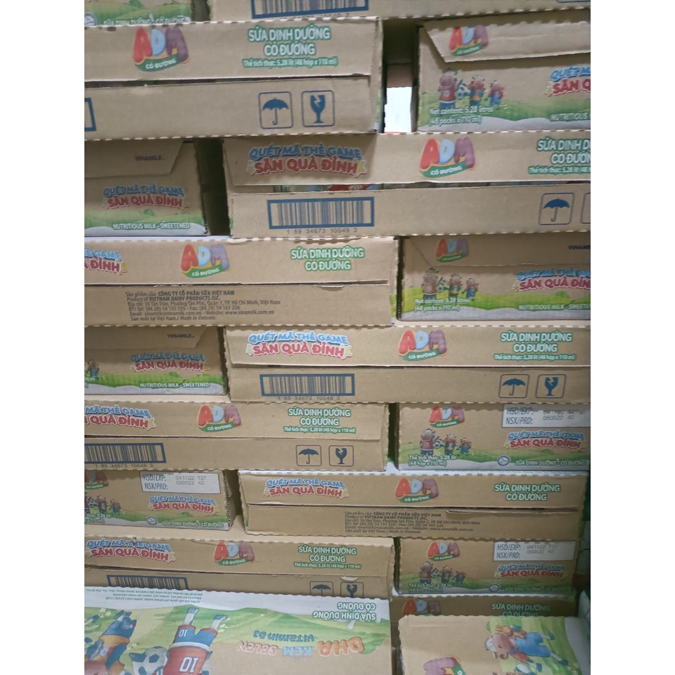 Sữa adm trắng thùng 110ml