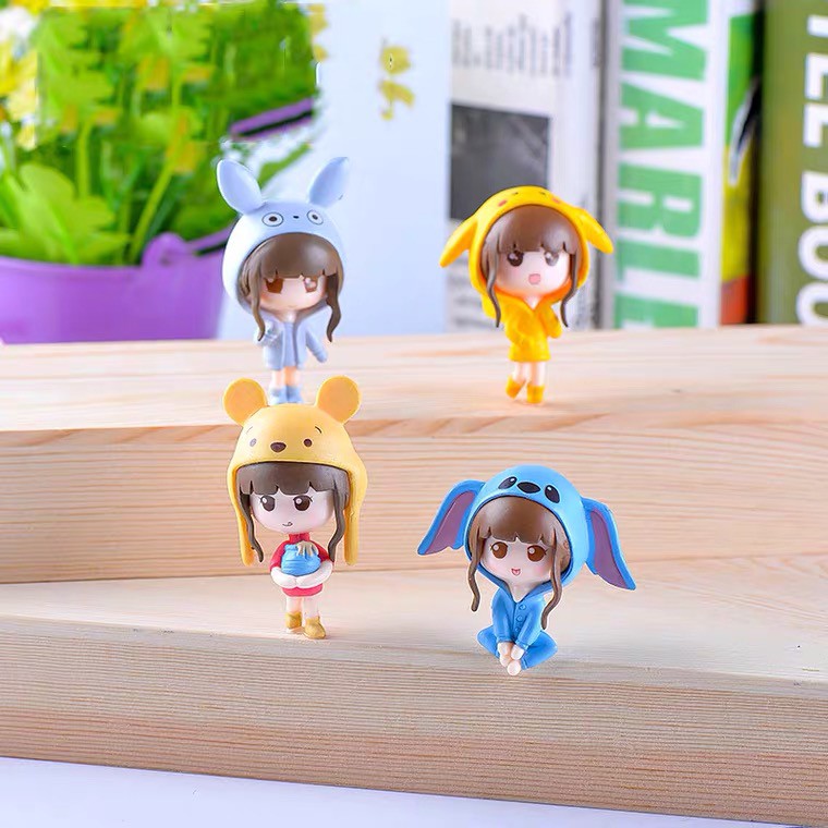 Tiểu cảnh cô gái chibi Terrarium đáng yêu