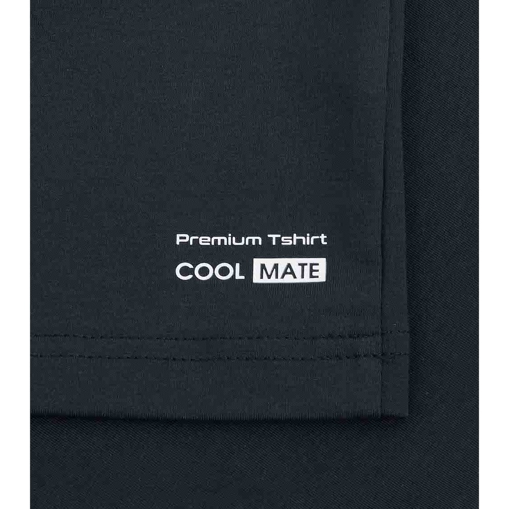 Áo thun nam Cotton Compact phiên bản Premium chống nhăn màu xanh rêu thương hiệu Coolmate