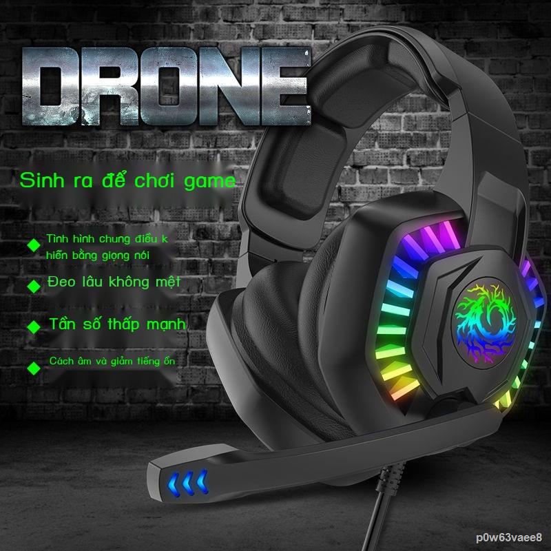 werTai nghe máy tính chơi game cài đầu dạ quang tai nghe chất lượng cao Quán cà phê Internet đá gà ăn khách có micro tai