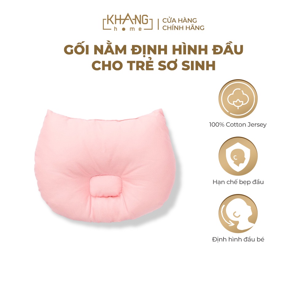 Gối Nằm Định Hình Đầu Trẻ Em Khang Home Thoáng Mát An Toàn