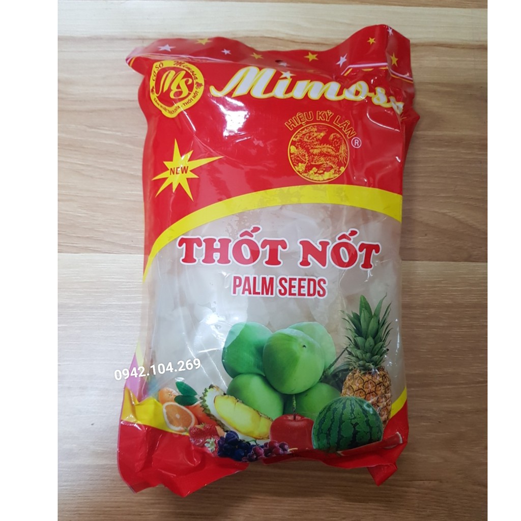 Hạt Thốt nốt/ Hạt đác Rim sẵn/ NHƯ QUỲNH hoặc MIMOSA gói 1kg