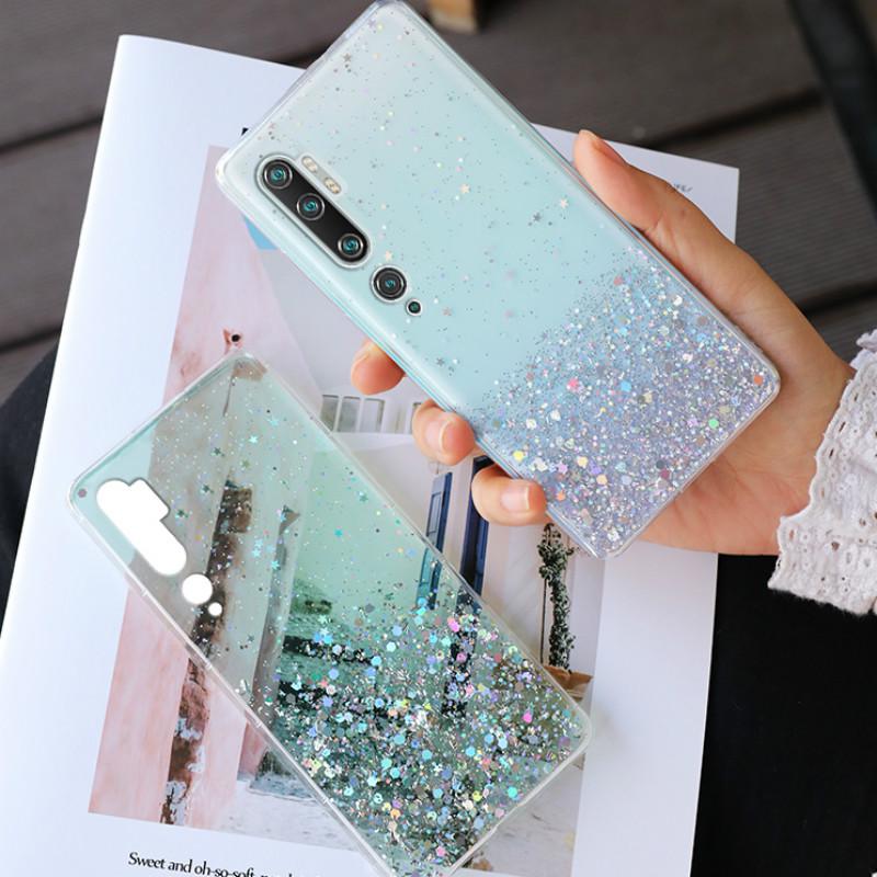 Ốp lưng trong suốt Samsung Galaxy A12 A20 A20S A21S A21 A30 A30S A31 A50 A50s A51 A70 A70S A71 long lanh bầu trời đầy sao