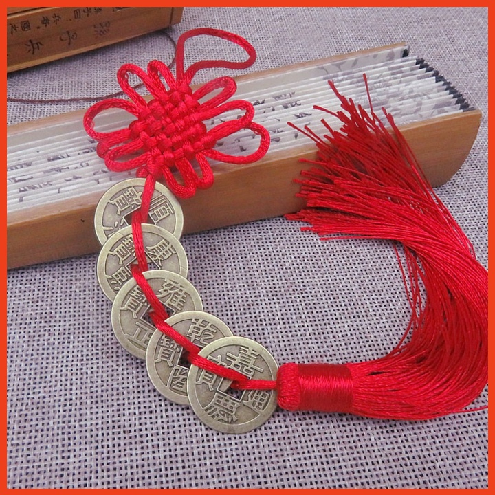 Combo 2 Dây xu ngũ đế chiêu tài hút lộc