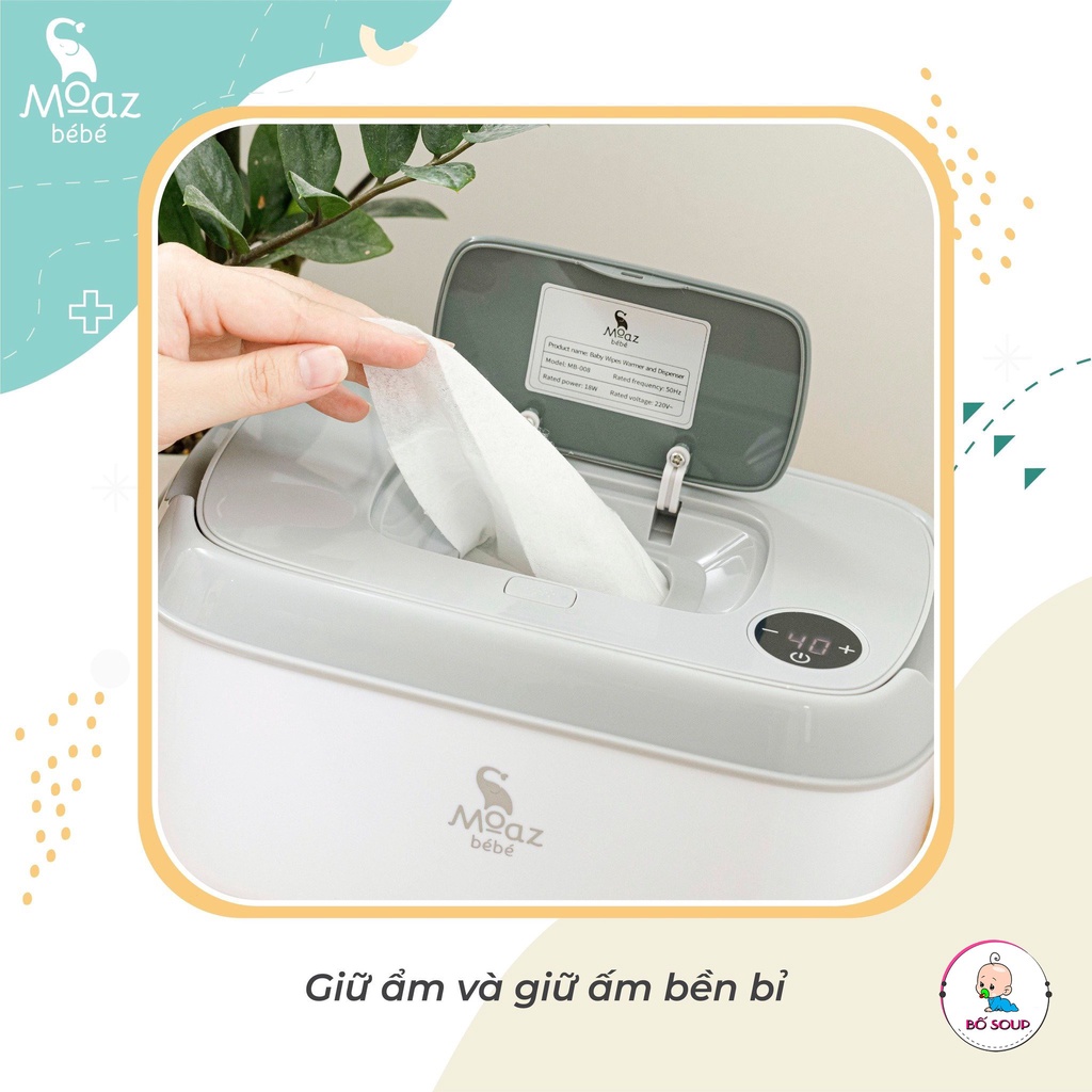 Máy làm ấm khăn ướt MOAZ BEBE MB008
