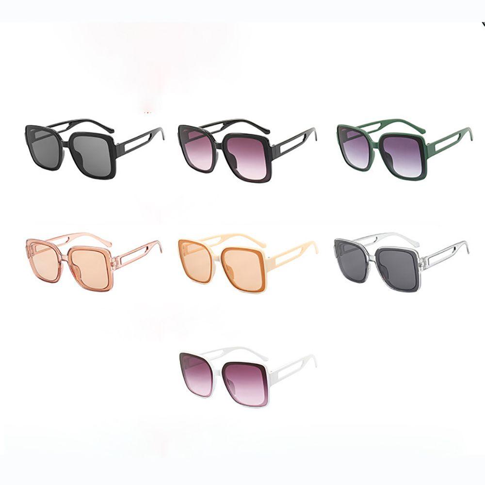 IVORY Kính Mát Gọng Vuông Rỗng Bảo Vệ Mắt Chống Bức Xạ Chống Bức Xạ Cho Nam Nữ