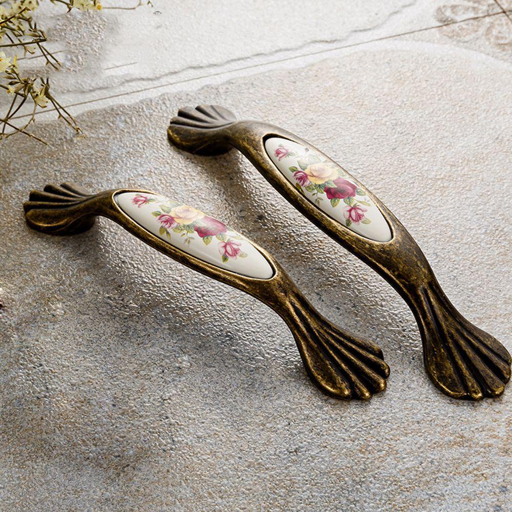 Tay Nắm Ngăn Kéo Tủ Chất Liệu Gốm Phong Cách Vintage