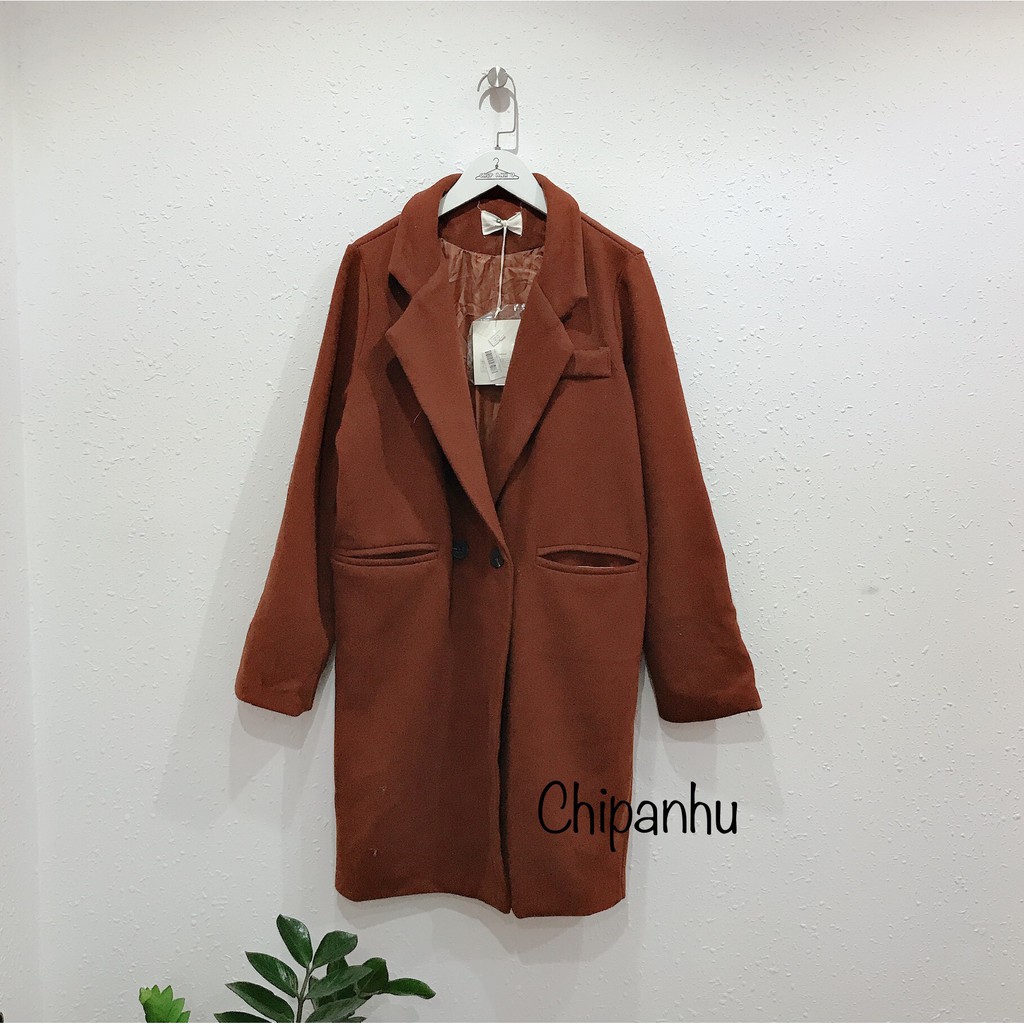 Áo Khoác Dạ Nữ❤️Dạ Dáng Dài❤️Dạ vest Hàng Quảng Châu Cao Cấp Kaki nữ AKD1013