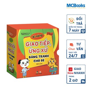 Sách - Kỹ Năng Giao Tiếp Ứng Xử Bằng Tranh Cho Bé - Bộ 8 Cuốn