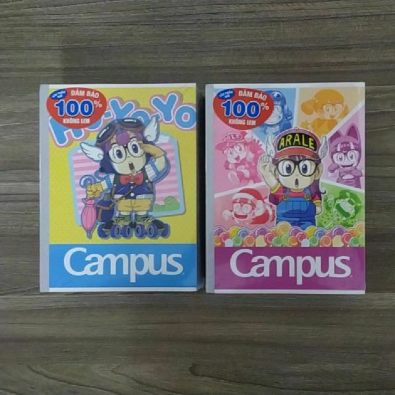 Lốc 5 Quyển tập học sinh 96 trang 4 ô ly Campus Arale Hi (NB-AARH96)