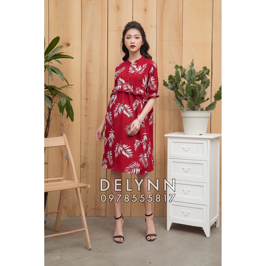 Đầm bầu thiết kế cao cấp Delynn - nguyên tag new 100% ảnh chụp thật 100%