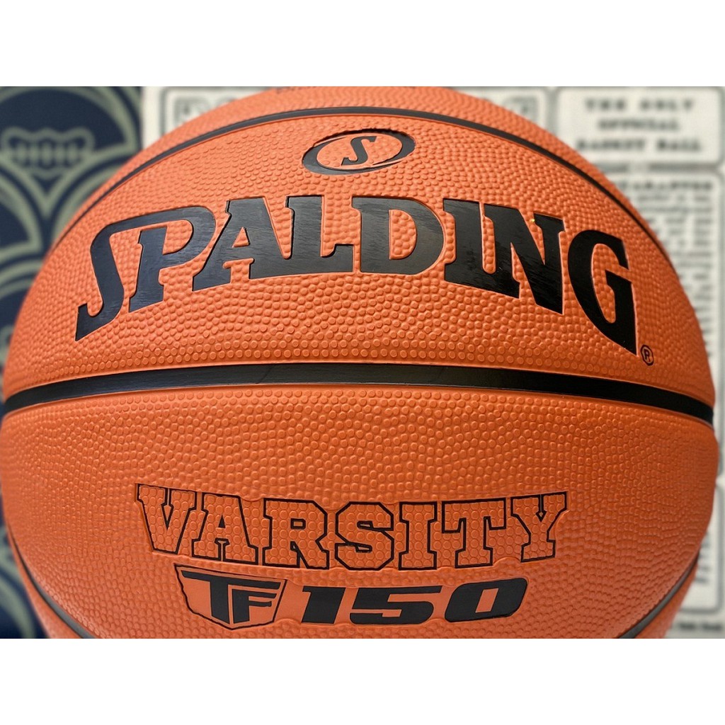 Bóng rổ Spalding Varsity TF150  Size 7 (New) + Tặng bộ kim bơm bóng và lưới đựng bóng