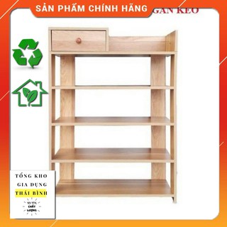 Kệ Giày Gỗ 5 Tầng Đa Năng, Tủ Giày Gỗ 5 Tầng Sang Trọng, Tặng Kèm Tua-vit Để Lắp Đặt