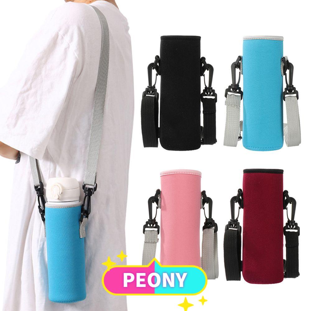 Túi đựng bình nước cách nhiệt nhiều màu sắc có dây đeo dùng để mang theo khi chơi thể thao ngoài trời