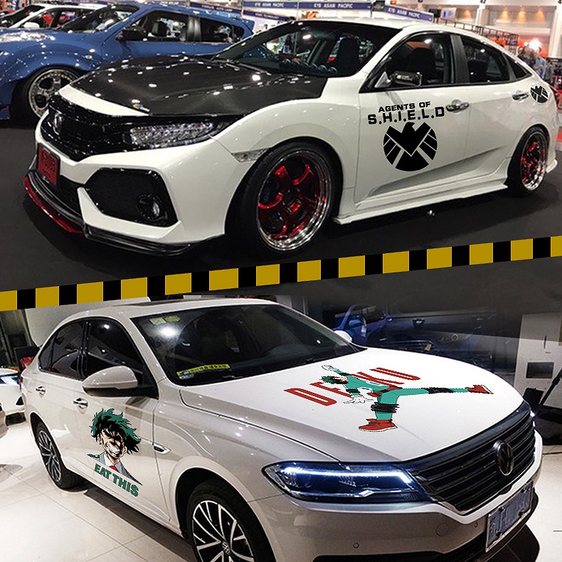 Nhãn dán tùy chỉnh Tự làm ô tô / xe máy / Nhãn dán quảng cáo Biểu tượng câu lạc bộ ô tô Tùy chỉnh