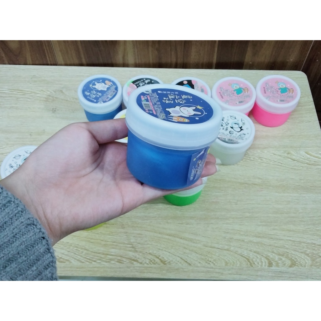 Hũ slime [ TRONG CÓ TẶNG KÈM HẠT LẤP LÁNH] siêu thích, siêu đã, siêu vui, shop giao màu ngẫu nhiên