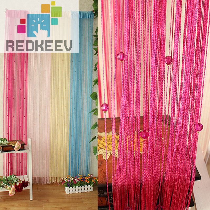 Rèm cửa dây chuỗi hạt treo tường trang trí cửa sổ