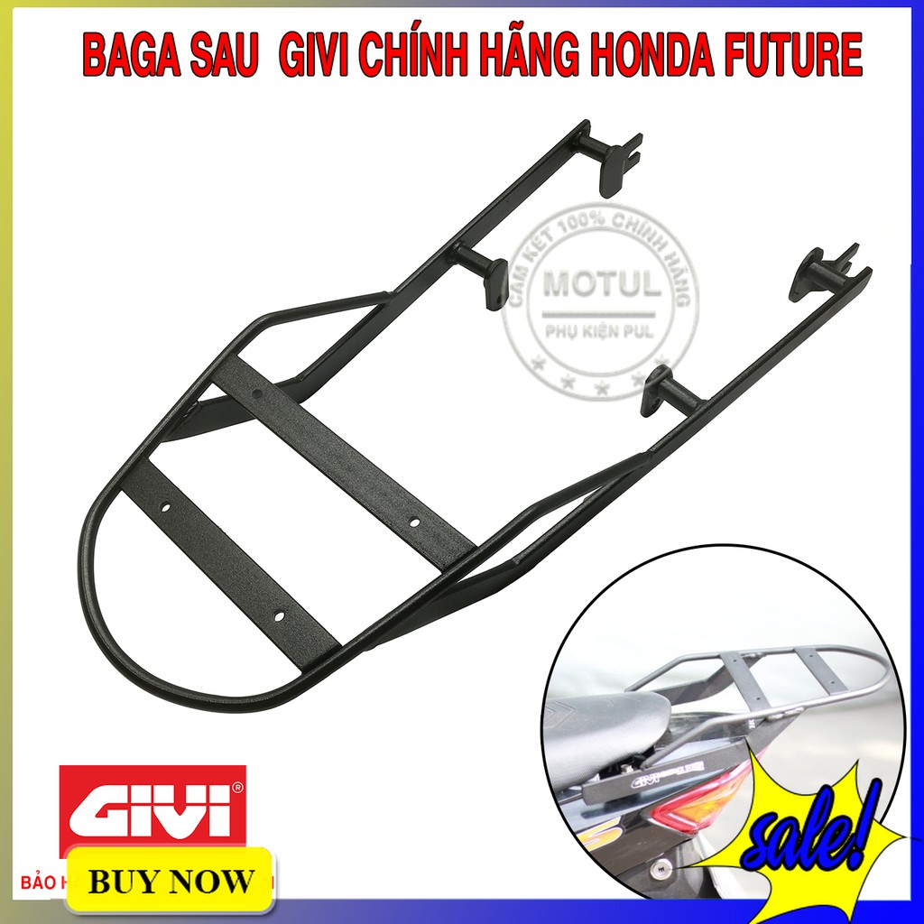 Baga Sau GIVI WAVE/FUTURE 1 Hàng Chính Hãng Dùng Gắn Thùng Sau Và Chở Đồ