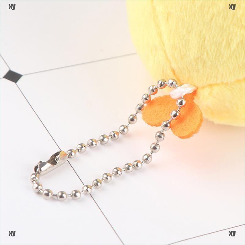 Móc khóa hình chú gà con nhồi bông đáng yêu xinh xắn