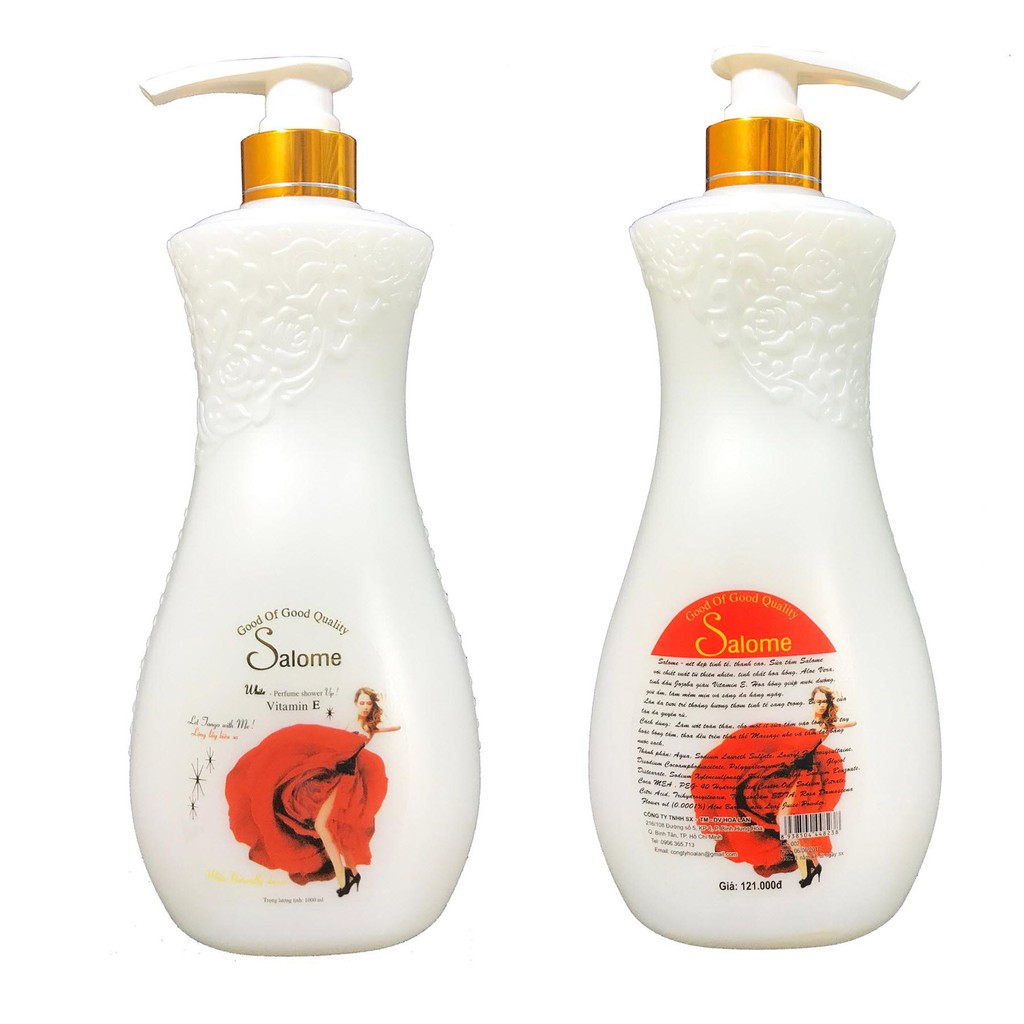 Sữa tắm hoa hồng salome 900ml