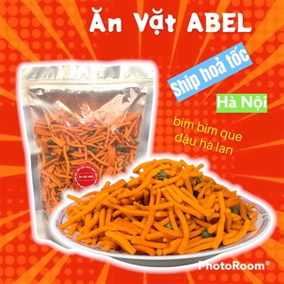 Bim bim que đậu hà lan siêu ngon 400gram, bim bim que thái lan cay, ăn vặt abel