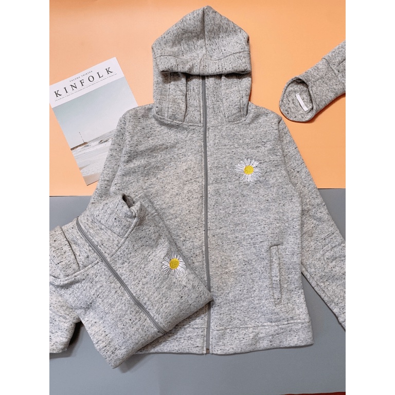 Áo Khoác Nữ Chống Nắng Toàn Thân Thêu Hoa Cúc tp [NewUnisex]