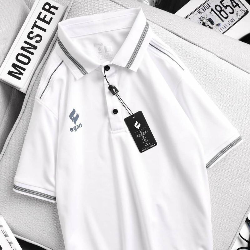 ÁO POLO UV EGAN 03 MÀU TRẮNG MỚI ,ĐẸP CHÍNH HÃNG