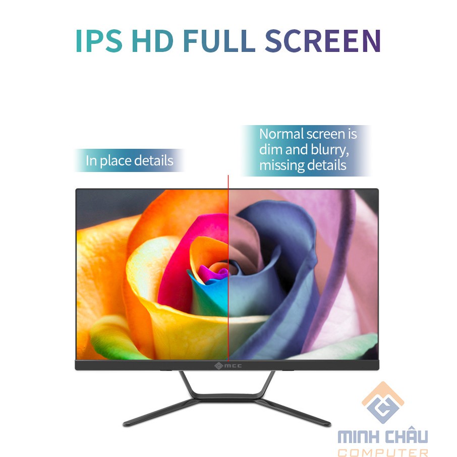 Bộ PC All In One MCC 3482C4 Home Office Computer CPU i5 3470/ Ram4G/ SSD120G/ Wifi/ IPS 24 inch curved