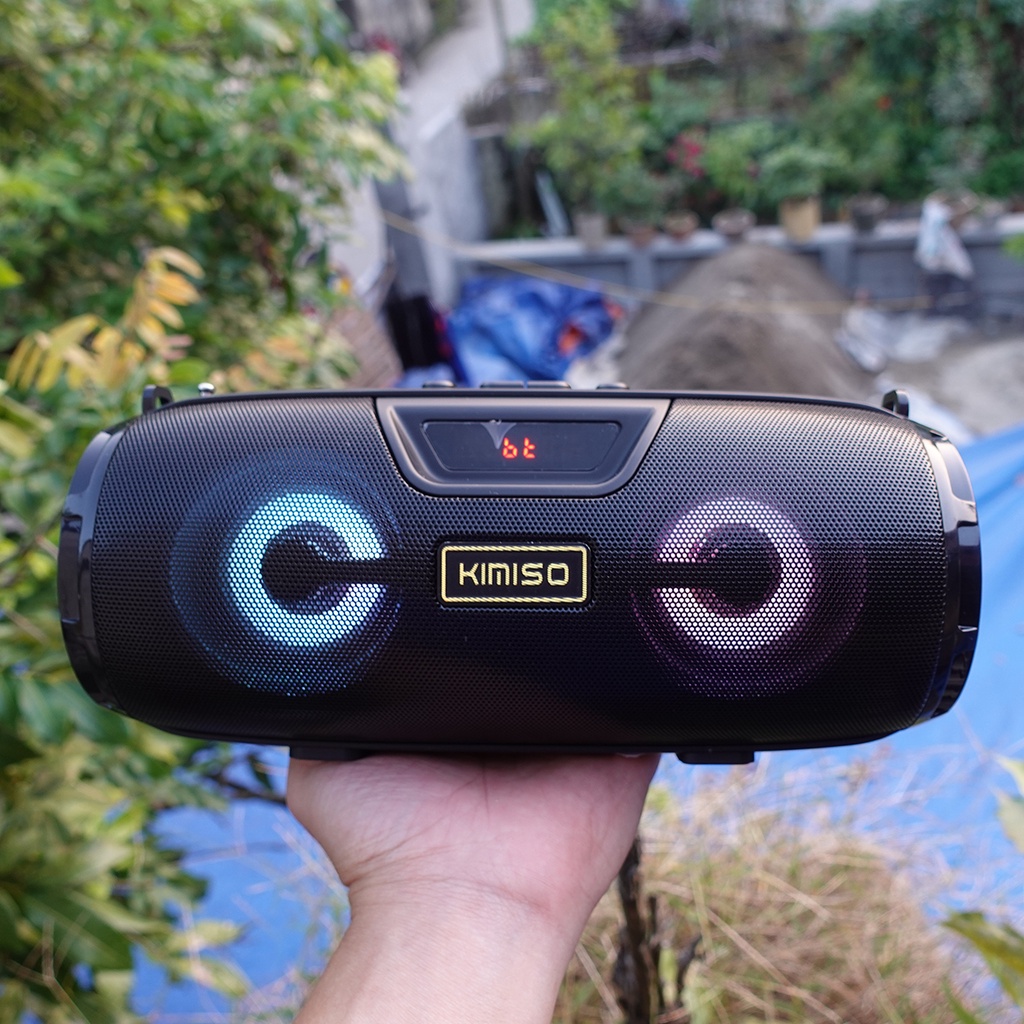 Loa Bluetooth Mini xách tay Kimoso KMS-206 | Loa nghe nhạc nhỏ gọn, Kết nối FM, USB, Thẻ nhớ | Bảo hành 6 tháng