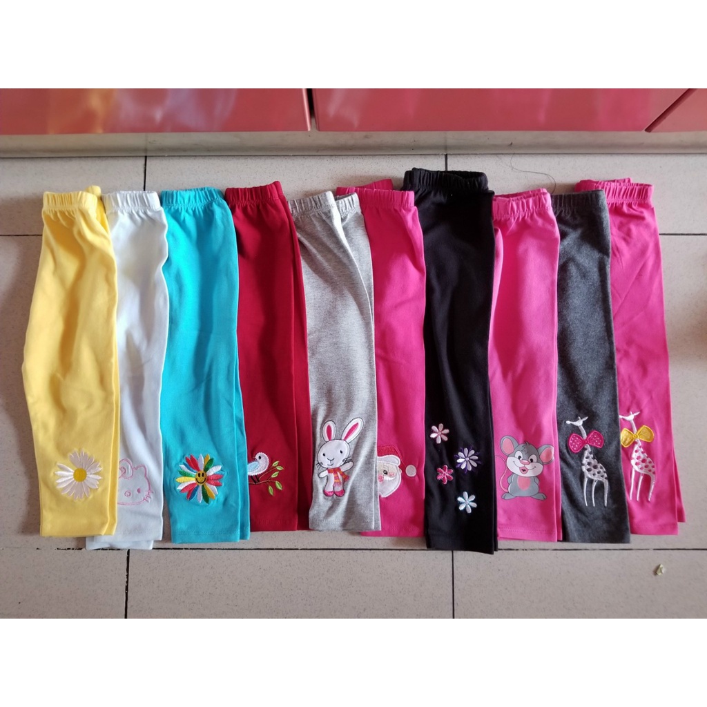 sale sốc combo 5 quần legging cotton mềm mại và ám áp cho bé 8-14kg