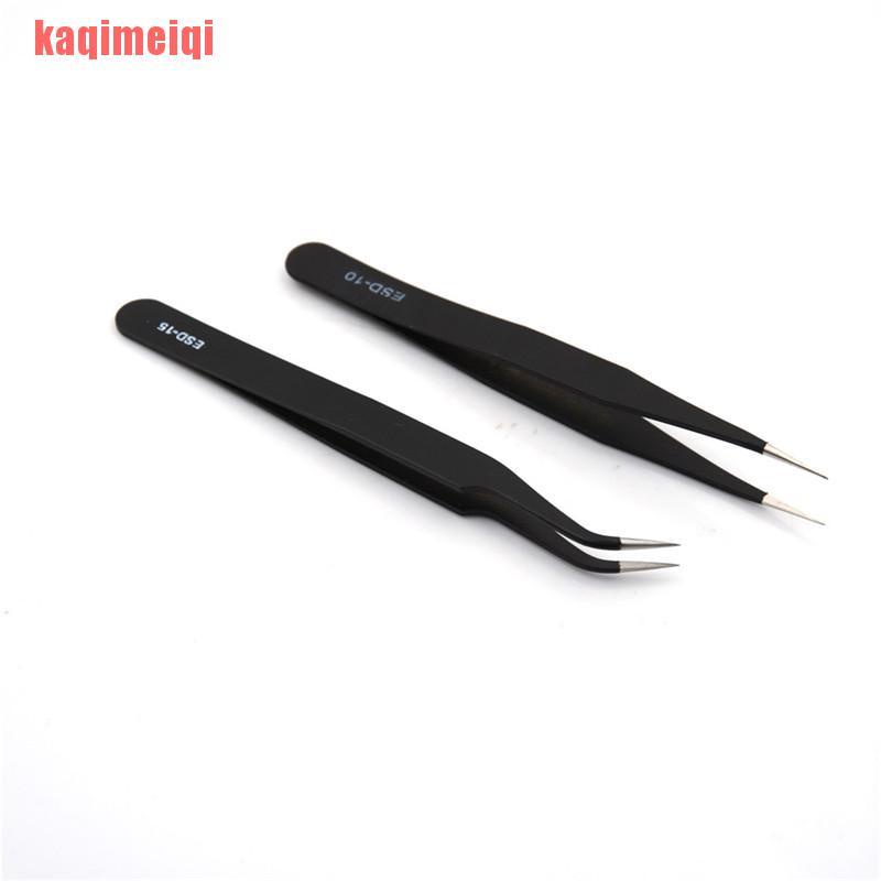 Set 2 Dụng Cụ Uốn Cong Chống Tĩnh Điện Màu Đen