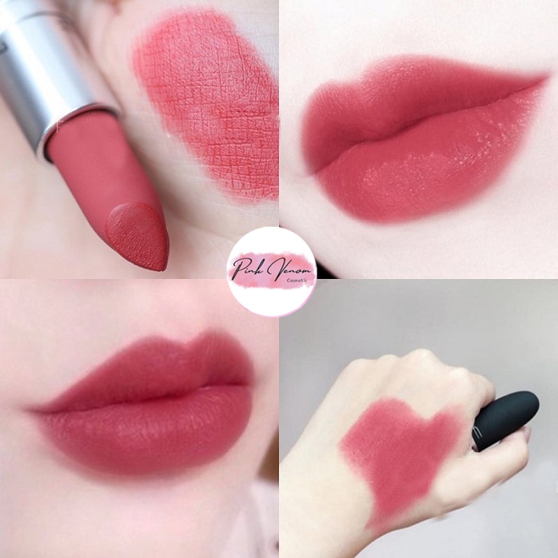 Son MAC Powder Kiss Lipstic Màu 923 Stay Curious 923 - Đỏ Cam Đất