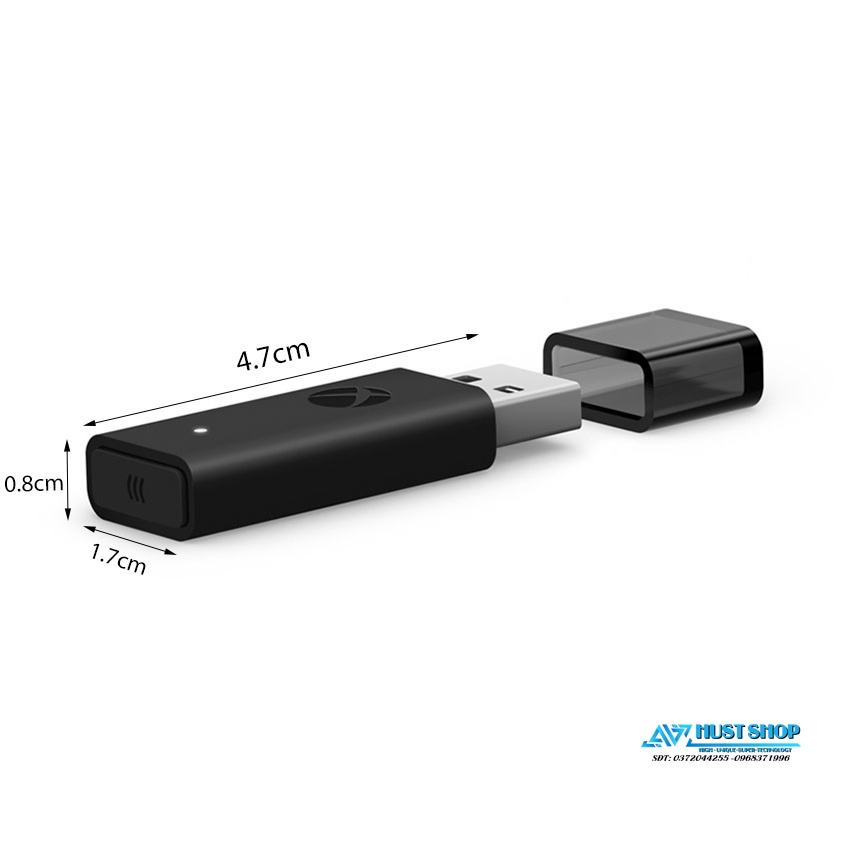USB Xbox Wireless Adapter Cho Tay Cầm Xbox One, Xbox Series S/X Và Windows 10
