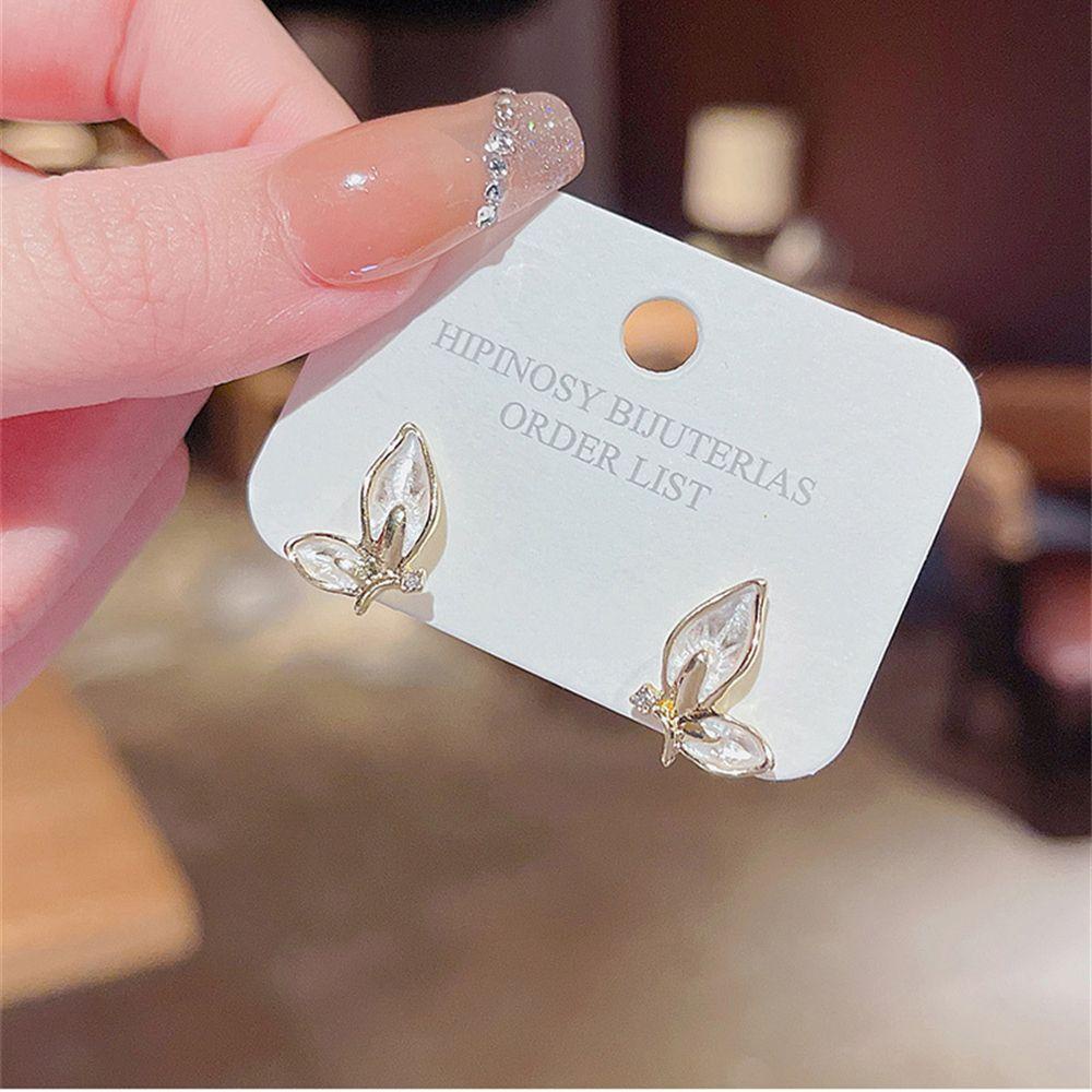 Bông Tai Hình Bướm Nhỏ Giọt Thời Trang Cho Nữ