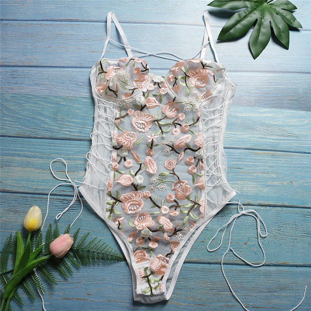 Áo liền quần Ren Hoa Gợi Cảm Cho Nữ | BigBuy360 - bigbuy360.vn