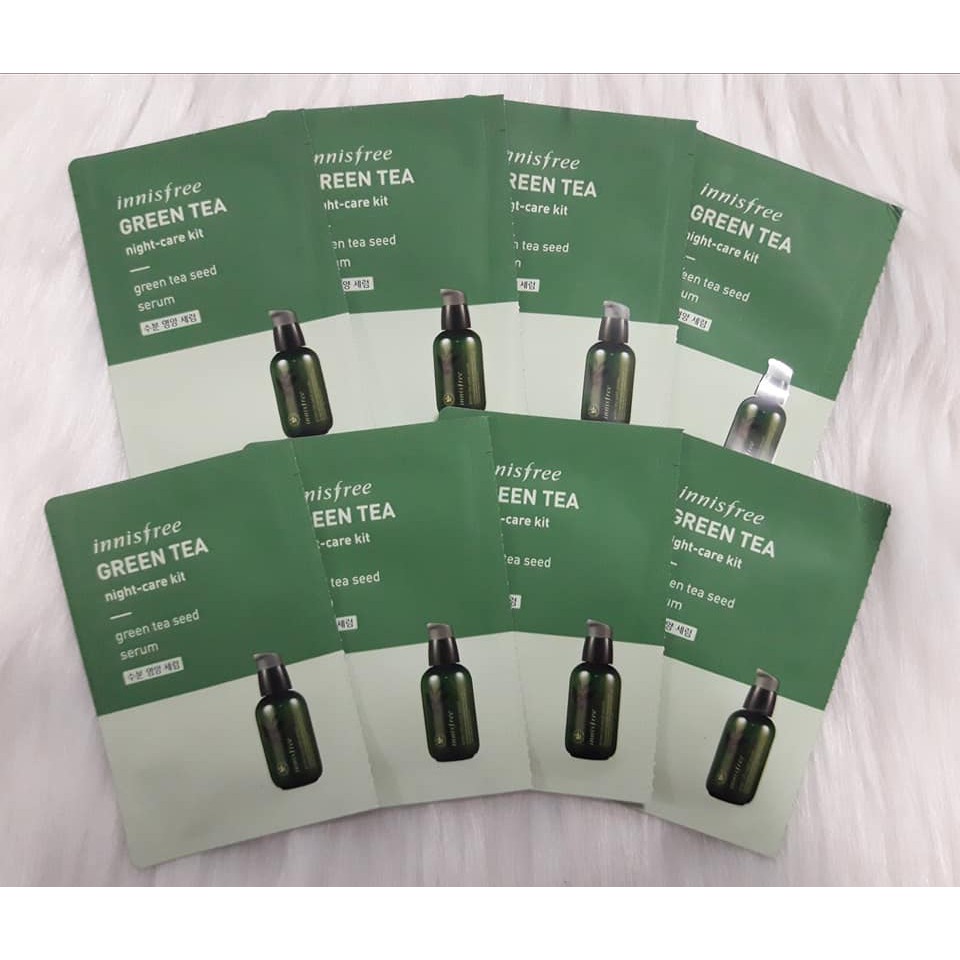 Sỉ 10 gói Tinh chất dưỡng đêm từ trà xanh Innisfree