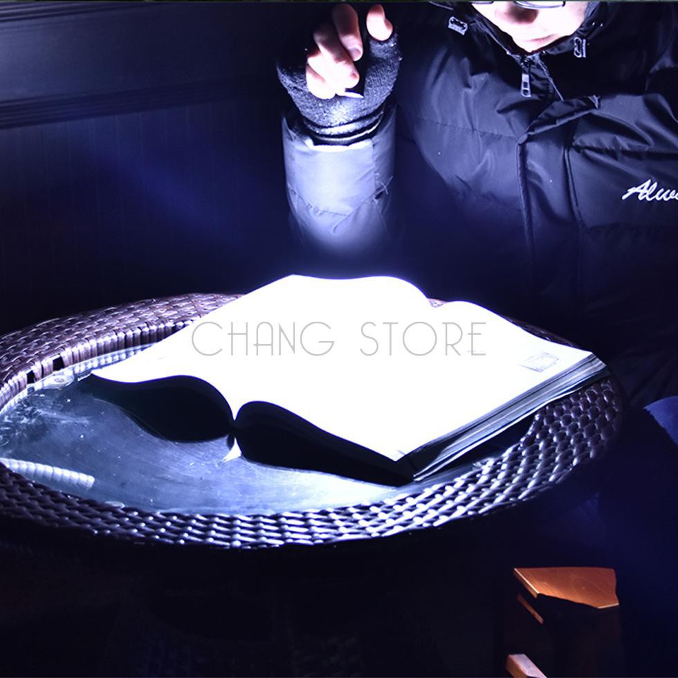 Đèn pin mini siêu sáng T1 3 chế độ sáng, chống nước, kèm hộp + cáp sạc