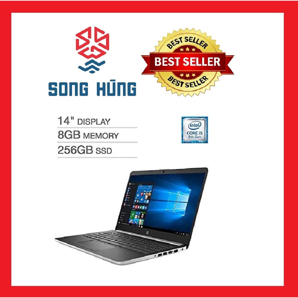 Laptop HP 14-CF1051 i5-8265U/8GB/256GB/14" HD/W10/Gray