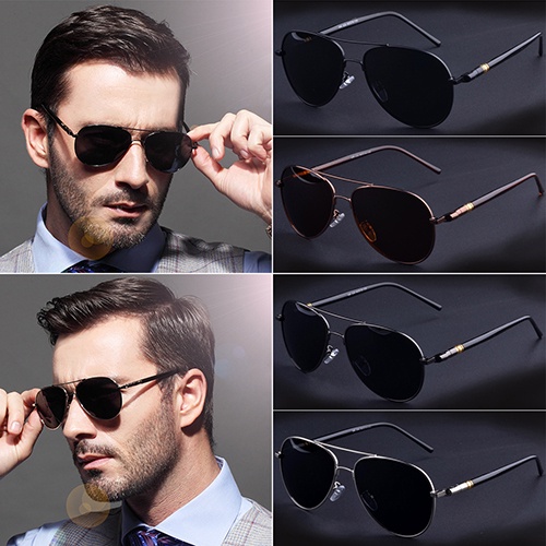 Kính mát phân cực kiểu dáng đơn giản sang trọng dành cho nam