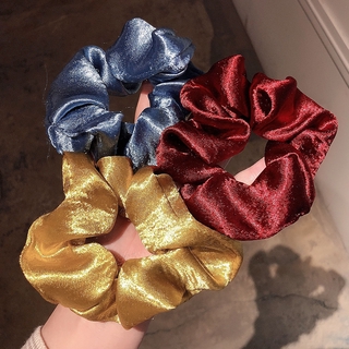 Thun cột tóc óng ánh nhiều màu tùy chọn thời trang