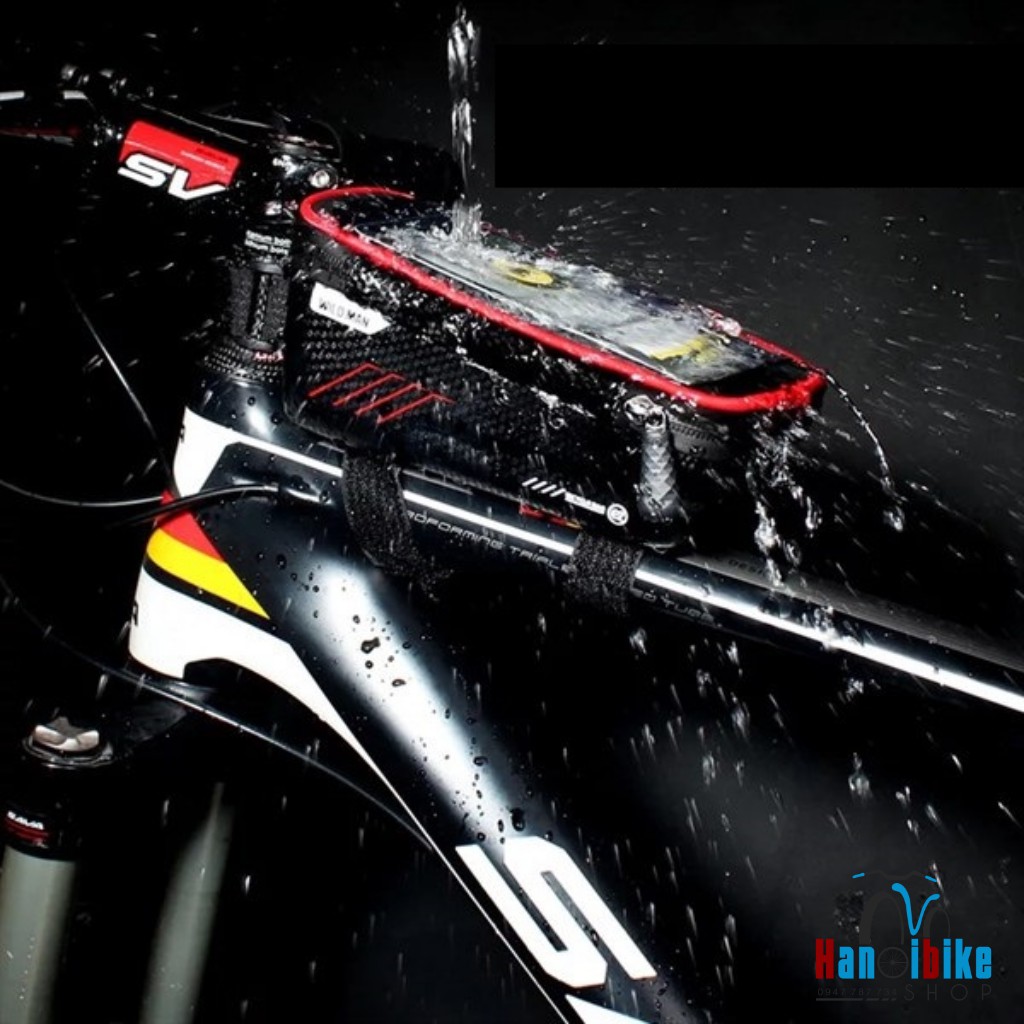 Túi khung xe đạp iphone Wildman hộp cứng