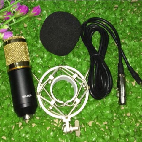 Combo Bộ Mic BM-950, card Livestream online XOX K10 (Full bộ)