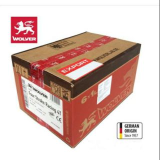 Thùng 6 lon Wolver Racing 1l , wolver racing 4T mua thùng tiết kiệm