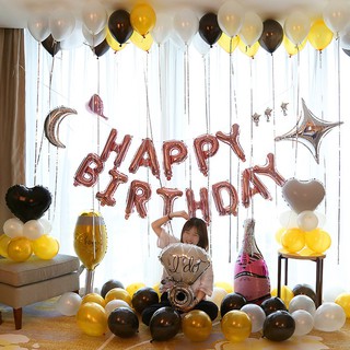 Set bóng trang trí theo chủ đề sinh nhật tỏ tình lãng mạn mới nhất
