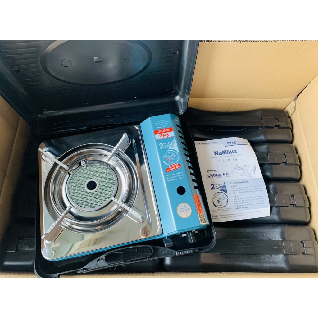 BẾP GAS MINI NAMILUX HỒNG NGOẠI CÓ VAN INLINE - GIÓ QUẠT CŨNG KHÔNG TẮT BẾP | BigBuy360 - bigbuy360.vn
