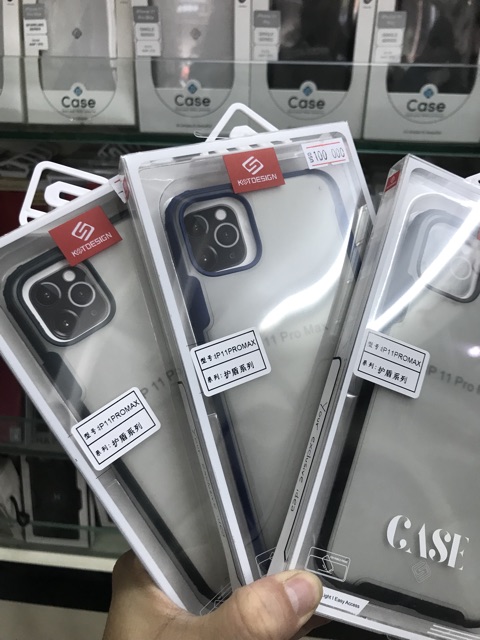 Ốp Lưng Nhám Viền Dẻo Chống Sốc Cho IPhone11/11Pro/11Pro Max