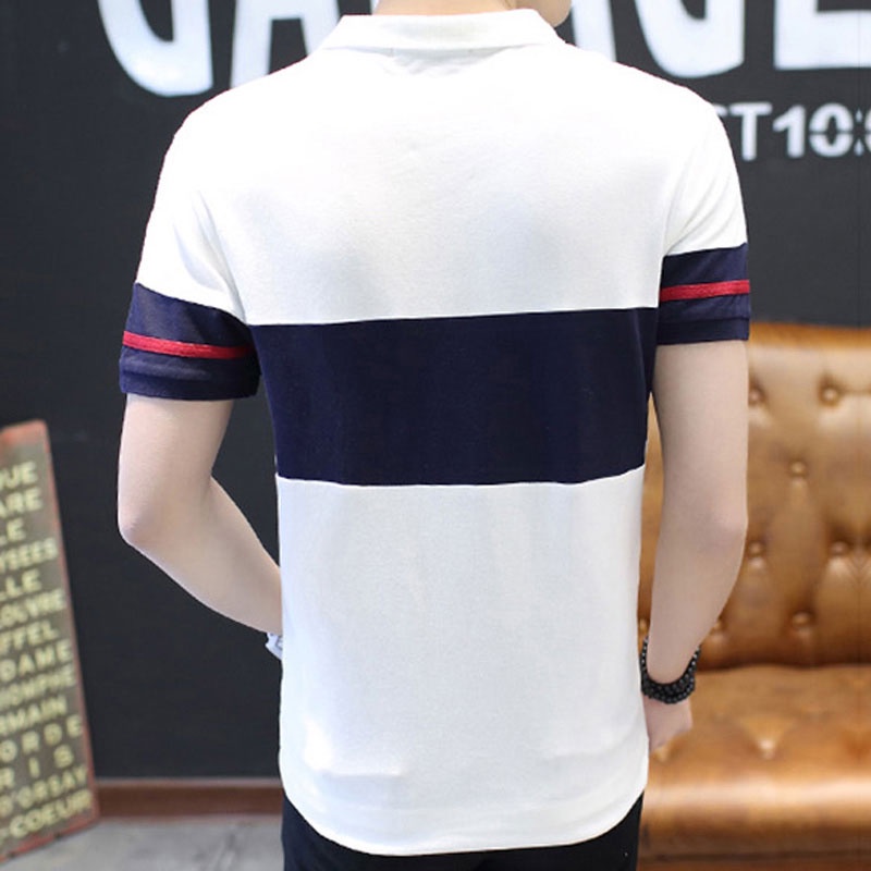 Áo polo tay ngắn chất liệu cotton thời trang cho nam size M-4XL