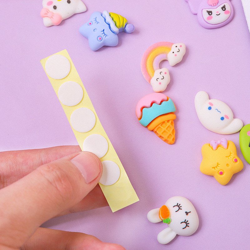 Set sticker nổi 3d hoạt hình cute, trang trí đồ vật, balo, túi xách,...