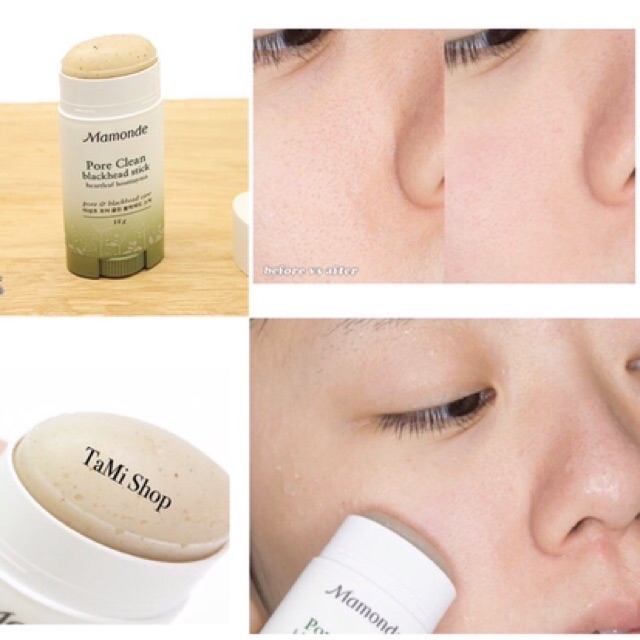 Thanh lăn mụn đầu đen Mamonde Pore Clean Blackhead stick